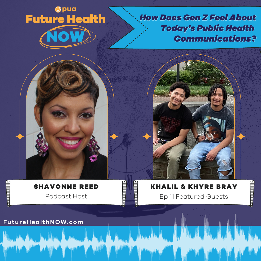 Episode 10 of Future Health NOW with Shavonne Reed and featured guests Khalil and Khyre Bray.