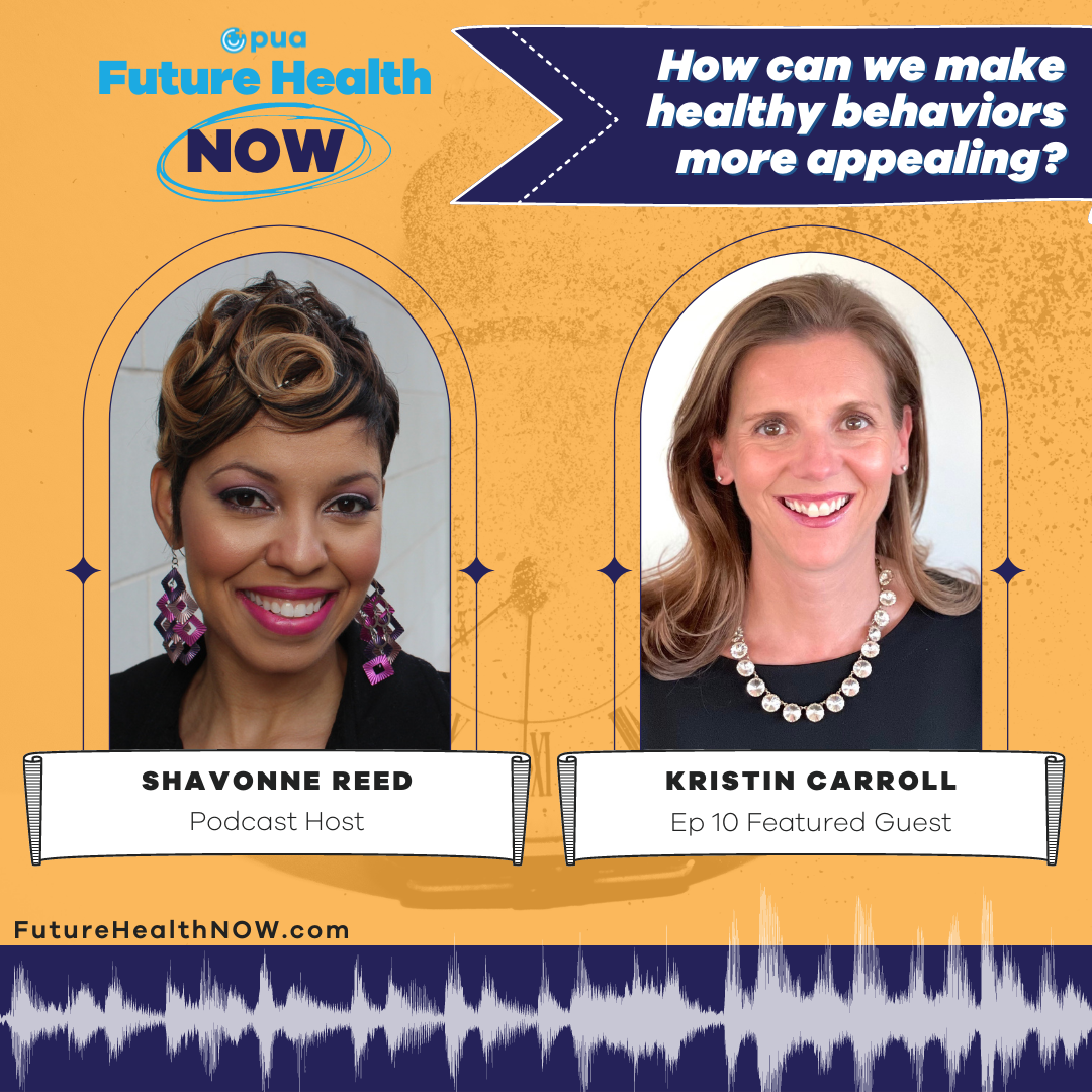 Episode 9 of Future Health NOW with Shavonne Reed and featured guest Kristin Carroll, CEO of the Rescue Agency.