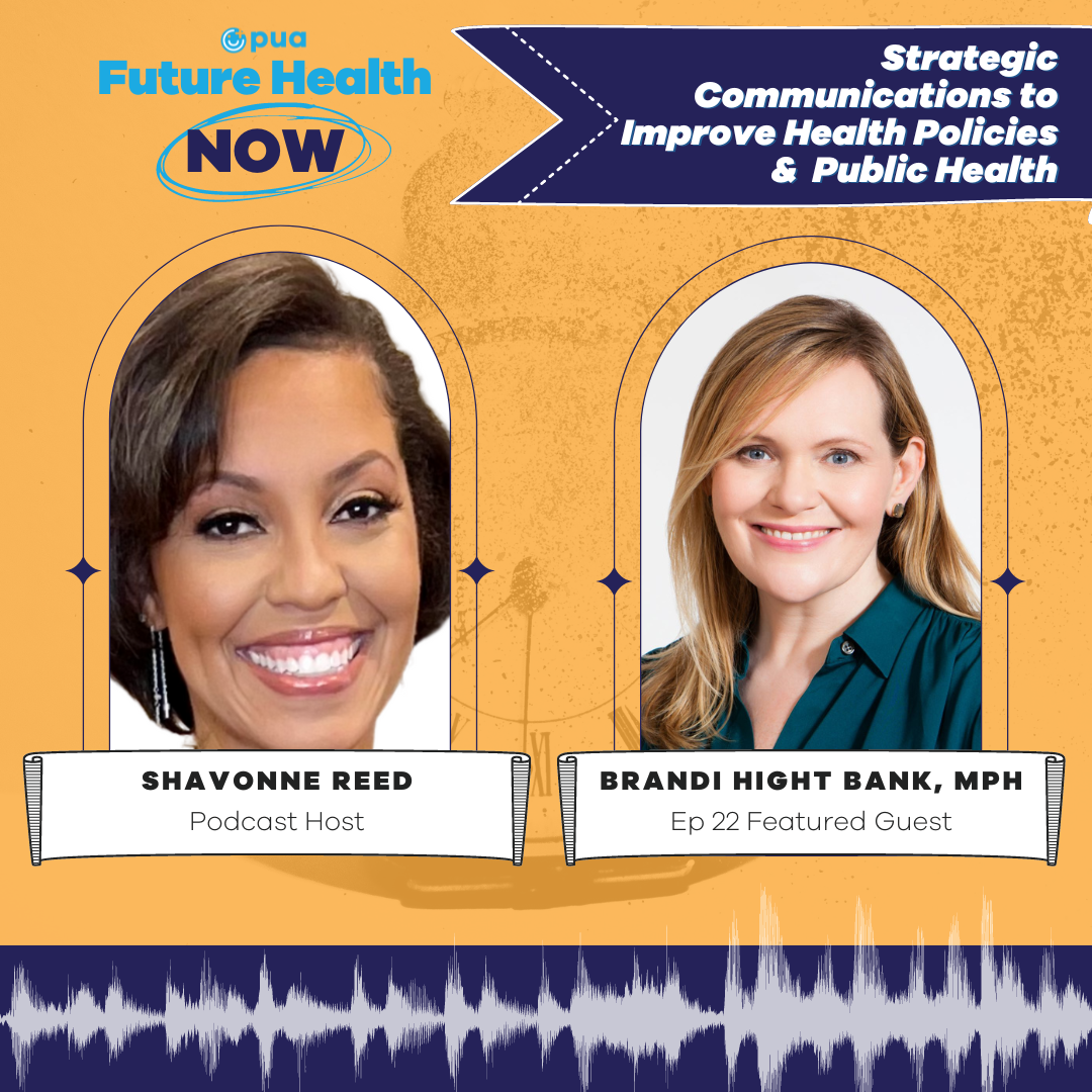 Episode 22 Future Health NOW with Shavonne Reed and featured guest Brandi Hight Bank.