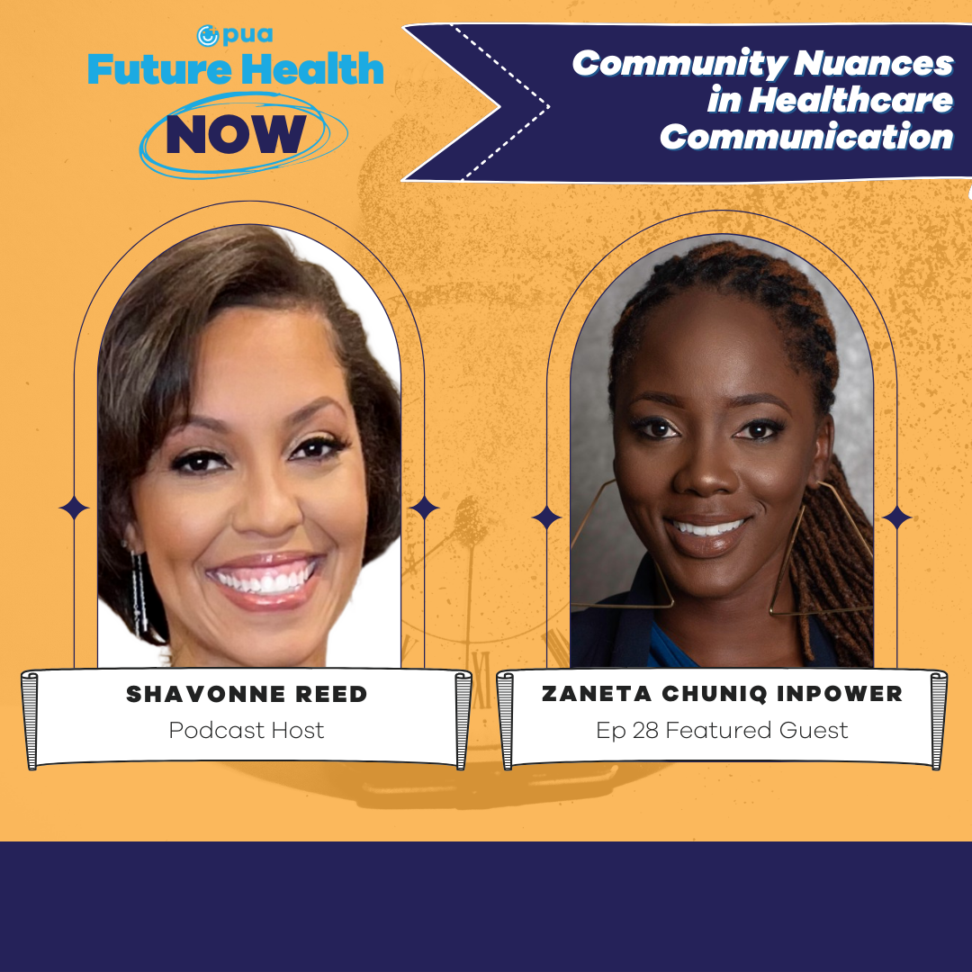 Shavonne Reed and Zaneta Inpower discuss community nuances in healthcare communication.