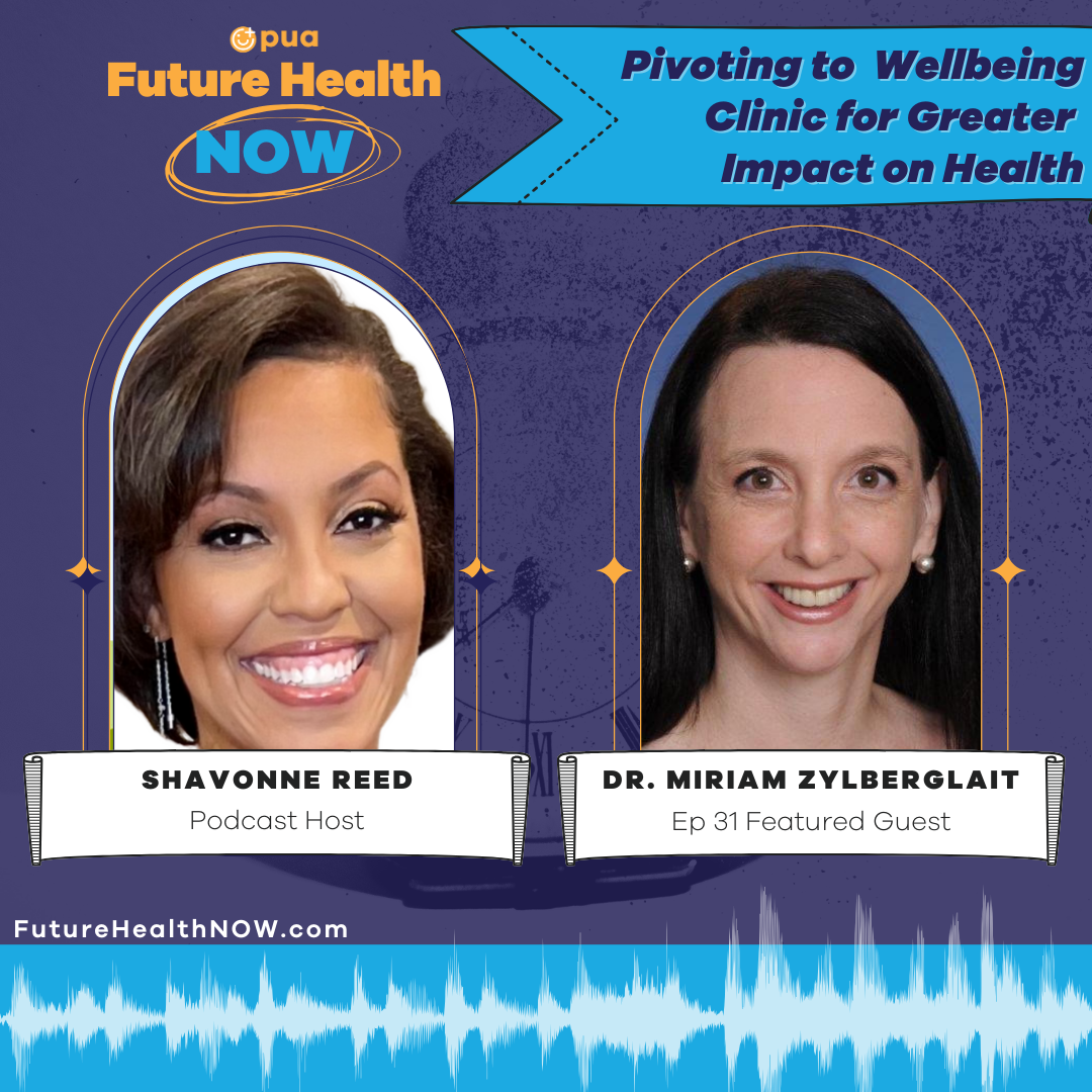 Shavonne Reed and Dr. Z discuss pivoting to Wellbeing Clinic for greater impact.